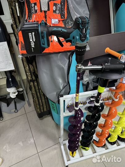 Шуруповерт под ледобур (комплект )