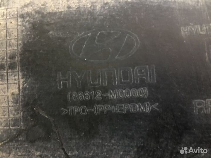 Накладка бампера задняя Hyundai Creta 2016