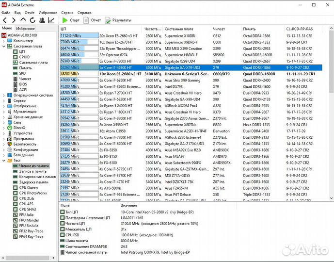 Материнская плата lga 2011
