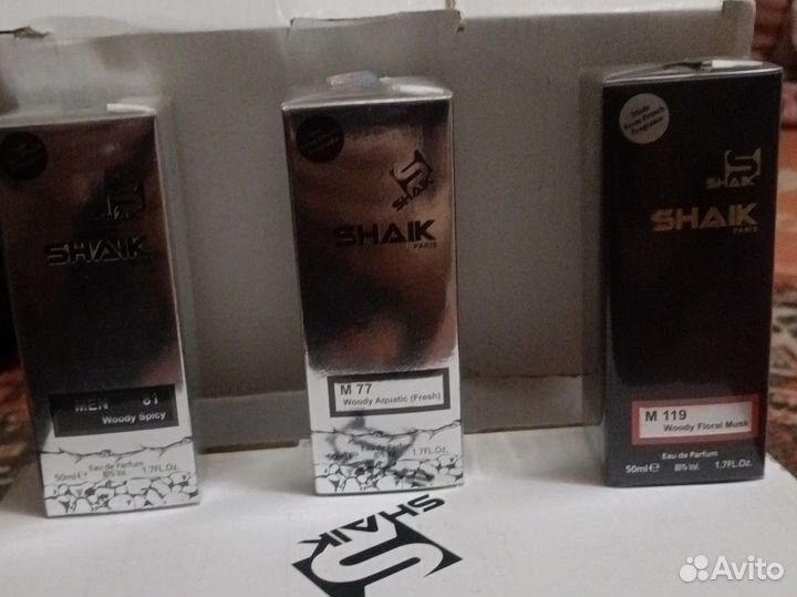 Духи женской ь мужской shaik