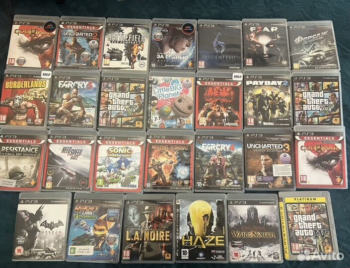 Диски на ps3 Лицензия детскиедраки Цены в описании