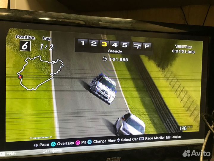 PS3 PS2 Кабель AV 5-3RCA Компонентный/Композитный