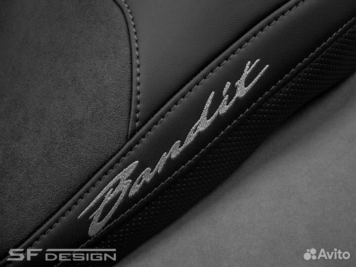 Сиденье для Suzuki GSF 400 Silver Mark Black Cape