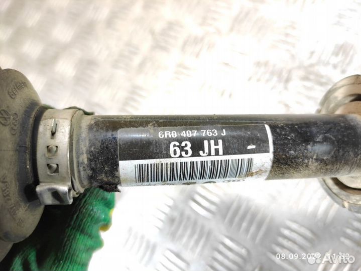 Полуось передняя левая Skoda Fabia 2007 2015