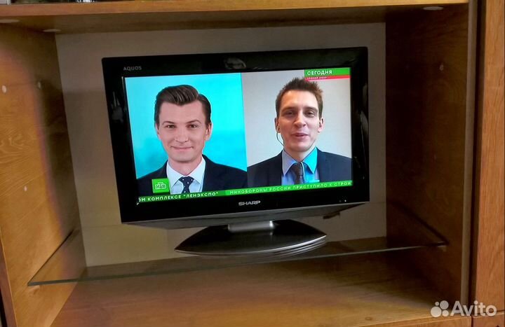 Телевизор Sharp lсd; VD-проигр.с дисками,в/кассеты