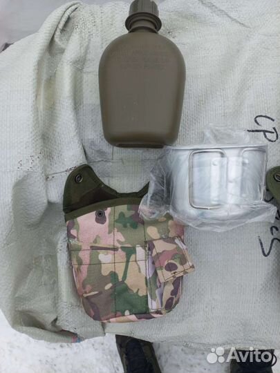 Фляжка с котелком