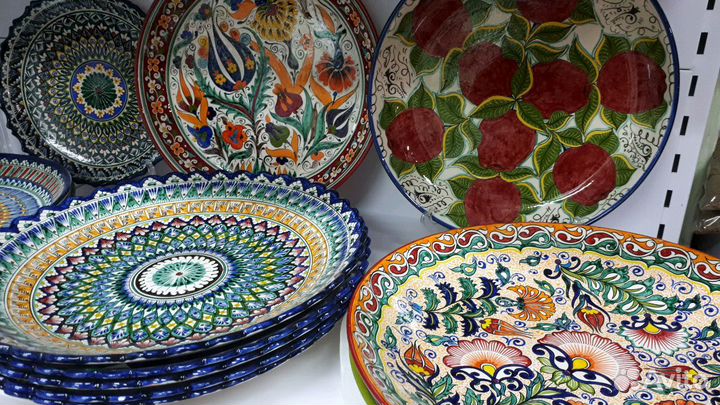 Блюдо(Ляган) узбекских мастеров