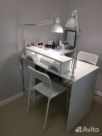 Наращивание, комбинированный маникюр