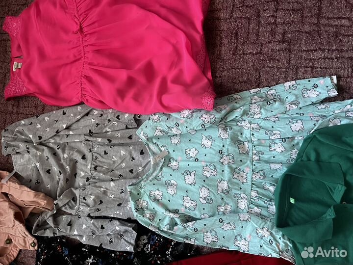 Детские вещи пакетом на девочку 152-158
