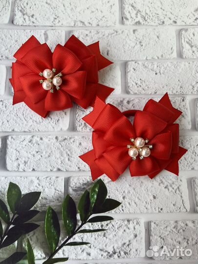 Банты для волос ручной работы