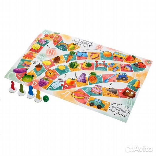 Настольная игра «игра-бродилка» логопедическая (ар