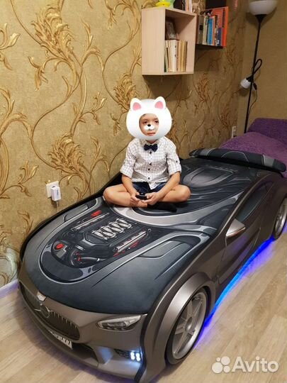 Кровать автомобиль 3D