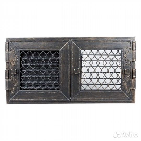 Вент решетка Kratki Ретро Открывающаяся 22 х 44 гр