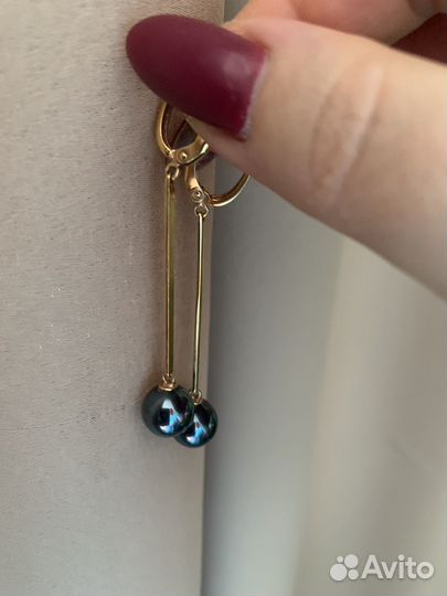 Серьги серебро