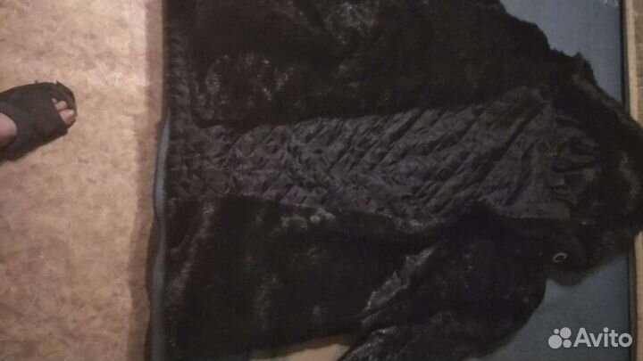 Шуба норковая с капюшоном 48-50