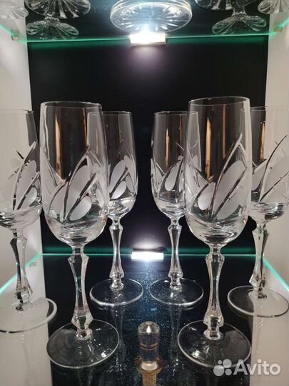 Хрустальные фужеры