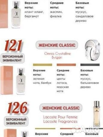 Духи женские гринвый