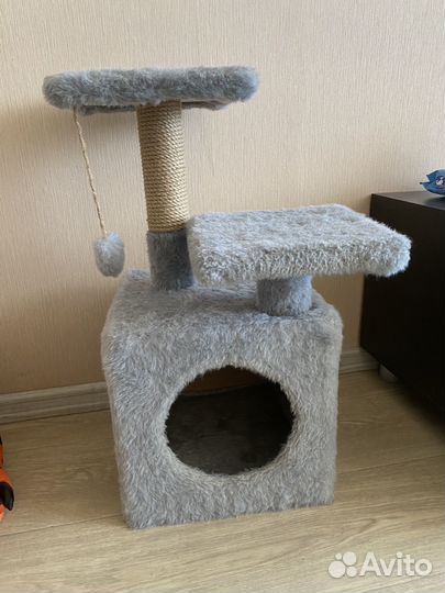 Когтеточка домик для кошки
