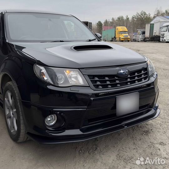 Передний сплиттер, губа Subaru Forester SH 07-13