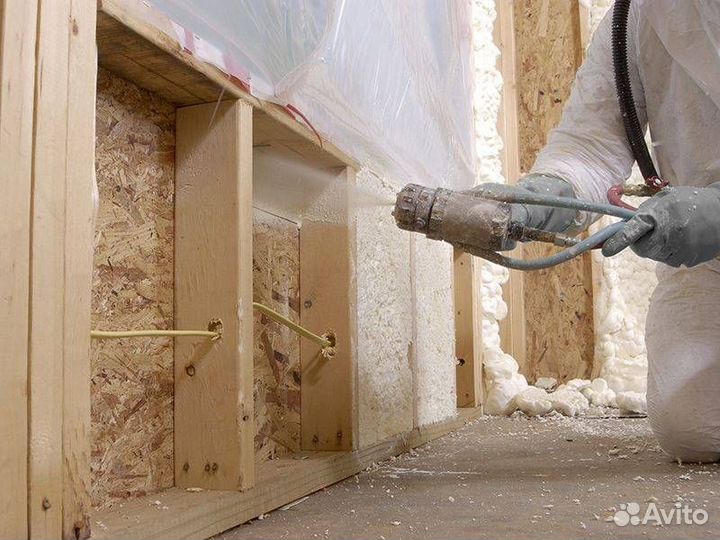 Утепление, теплоизоляция пенополиуретаном мансарды