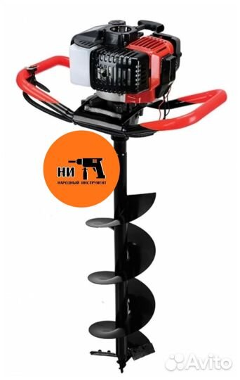 Бензобур elitech бм 52В без шнека, 2,5 л.с