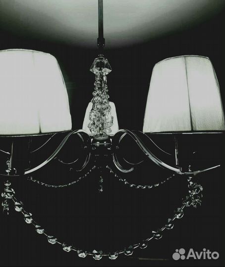 Люстра потолочная хрустальная новая/Р.D0288/5