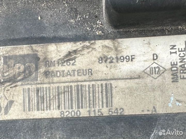 Радиатор (основной) Renault Scenic 2004