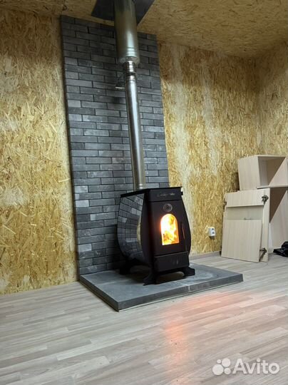 Монтаж печей, каминов, отделка, строительство