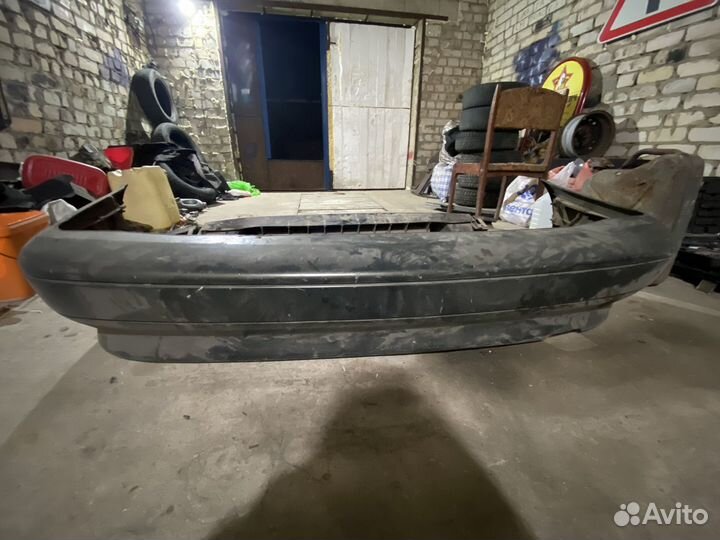 Бампер задний ваз 2114 темно зелёный