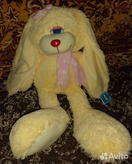 Игрушка мягкий заяц