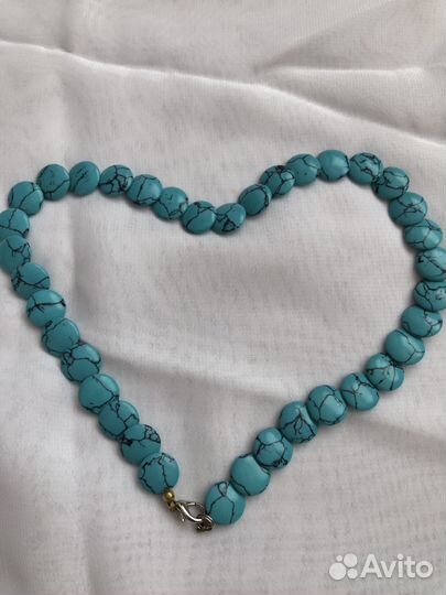 Колье из бирюзы