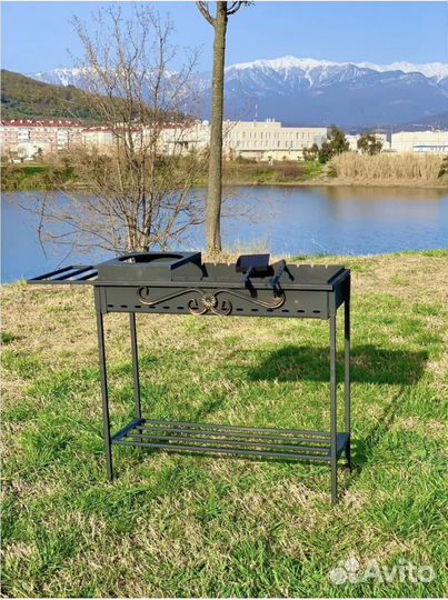 Мангал с подставкой под казан / Вип качество