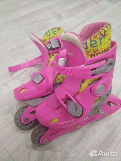 Роликовые коньки детские раздвижные