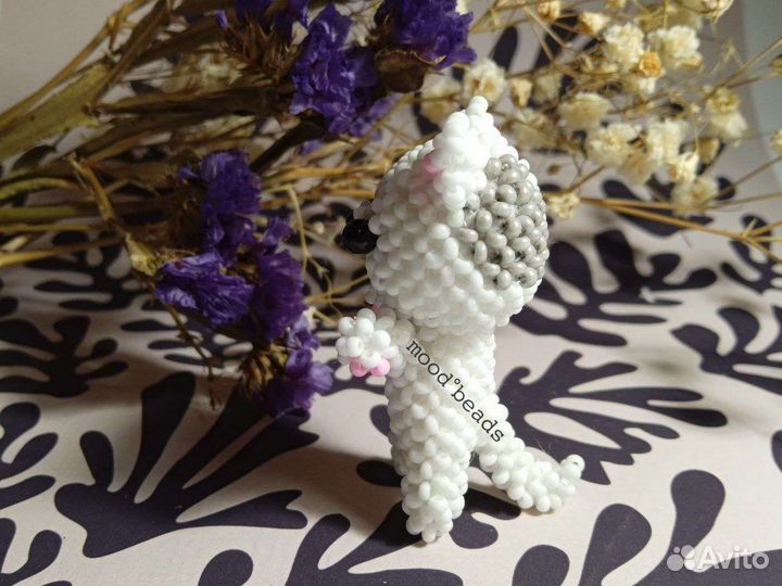 Кот из бисера