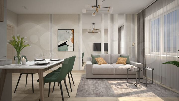 2-к. квартира, 50 м², 5/6 эт.