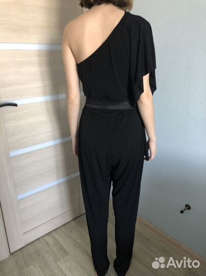 Комбинезон трикотажный на одно плечо