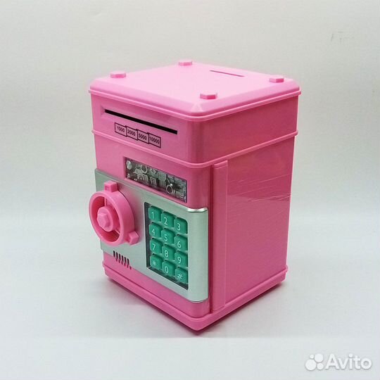 Сейф копилка детская с кодовым замком