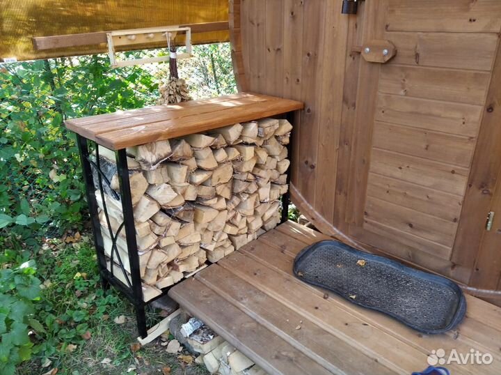 Дровница для камина и бани