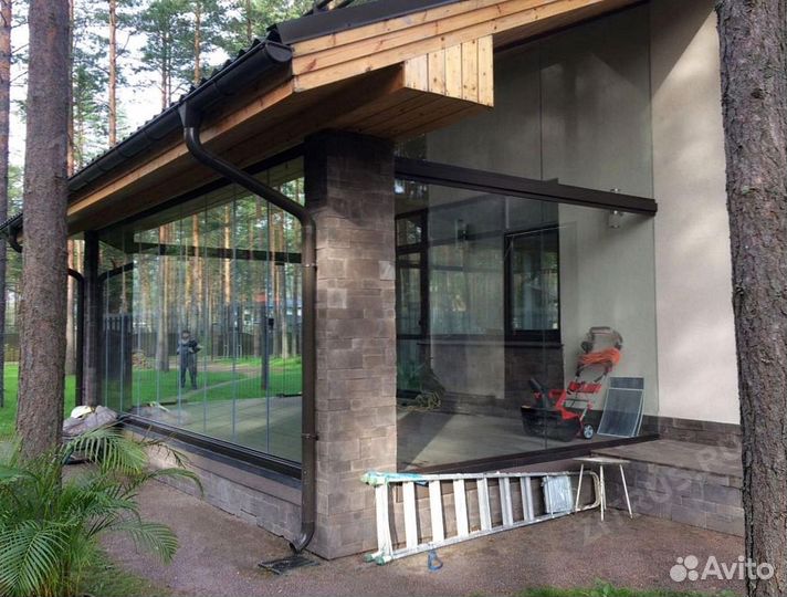 Безрамное остекление