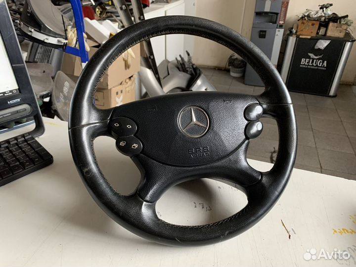 Рулевое колесо с подушкой MB C209 CLK Coupe