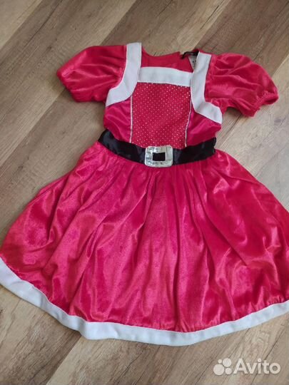 Новогоднее платье для девочки 122 128