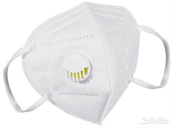 Маски Респираторы kn95 с клапаном