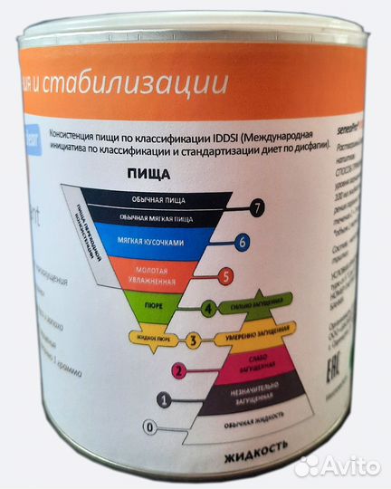 Дисфагия загуститель, сухая смесь 250гр