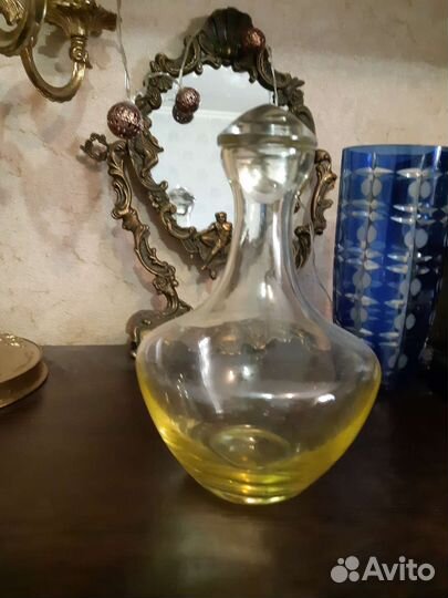 Посуда цветное стекло времен СССР