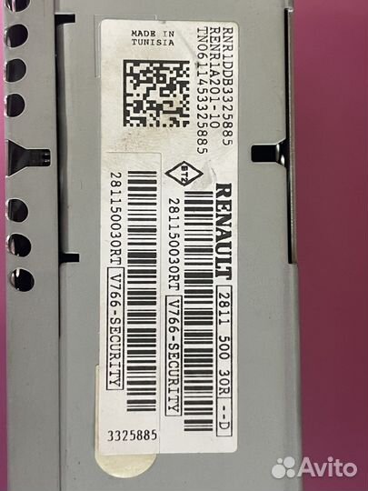 Магнитола рено меган 3