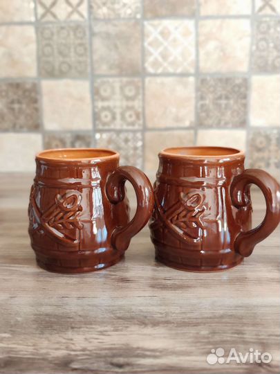 Кружка пивная керамика