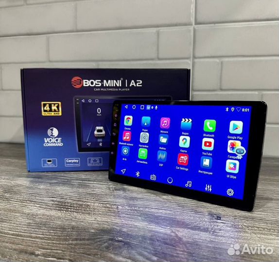 Мощная магнитола 4/64 гб на все марки авто (Арт.51329)