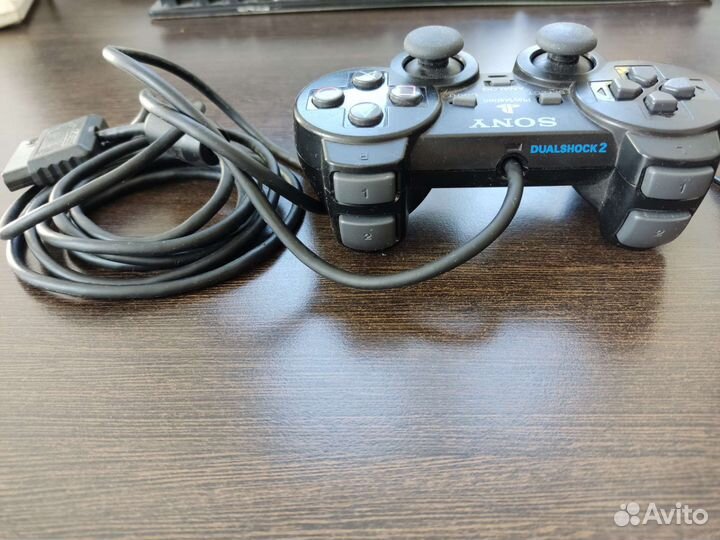 Джойстик и шнур изображения ps2 пс2 fat slim