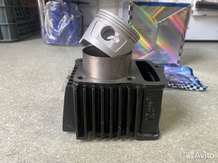 Поршневая Мопед 100 куб тюнинг на 72куб Марк. 49,9