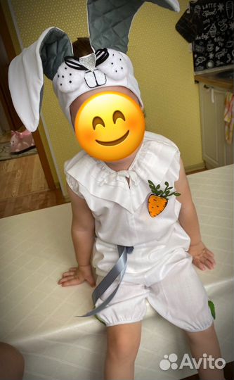 Новогодний костюм зайки, прокат